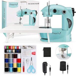 Magicfly Mini Sewing Machine with Extension Table